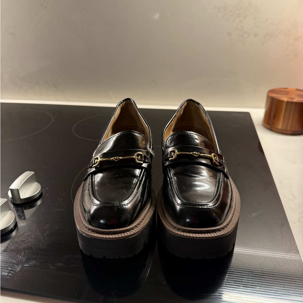 Sam Edelman Black Lea Loafers